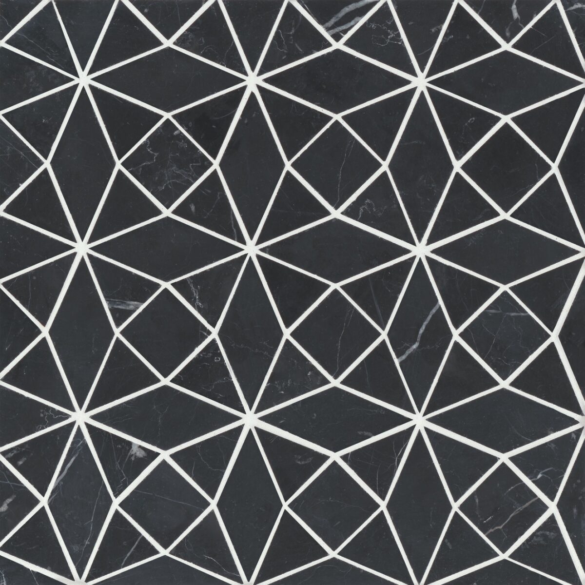 Monet Nero Marquina Mosaic 5 Honed