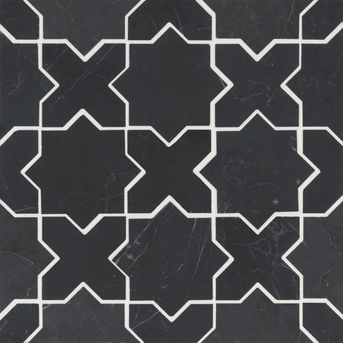 Monet Nero Marquina Mosaic 6 Honed