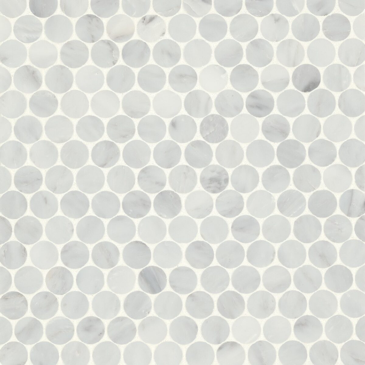 Monet Oriental White Mosaic 8 Honed