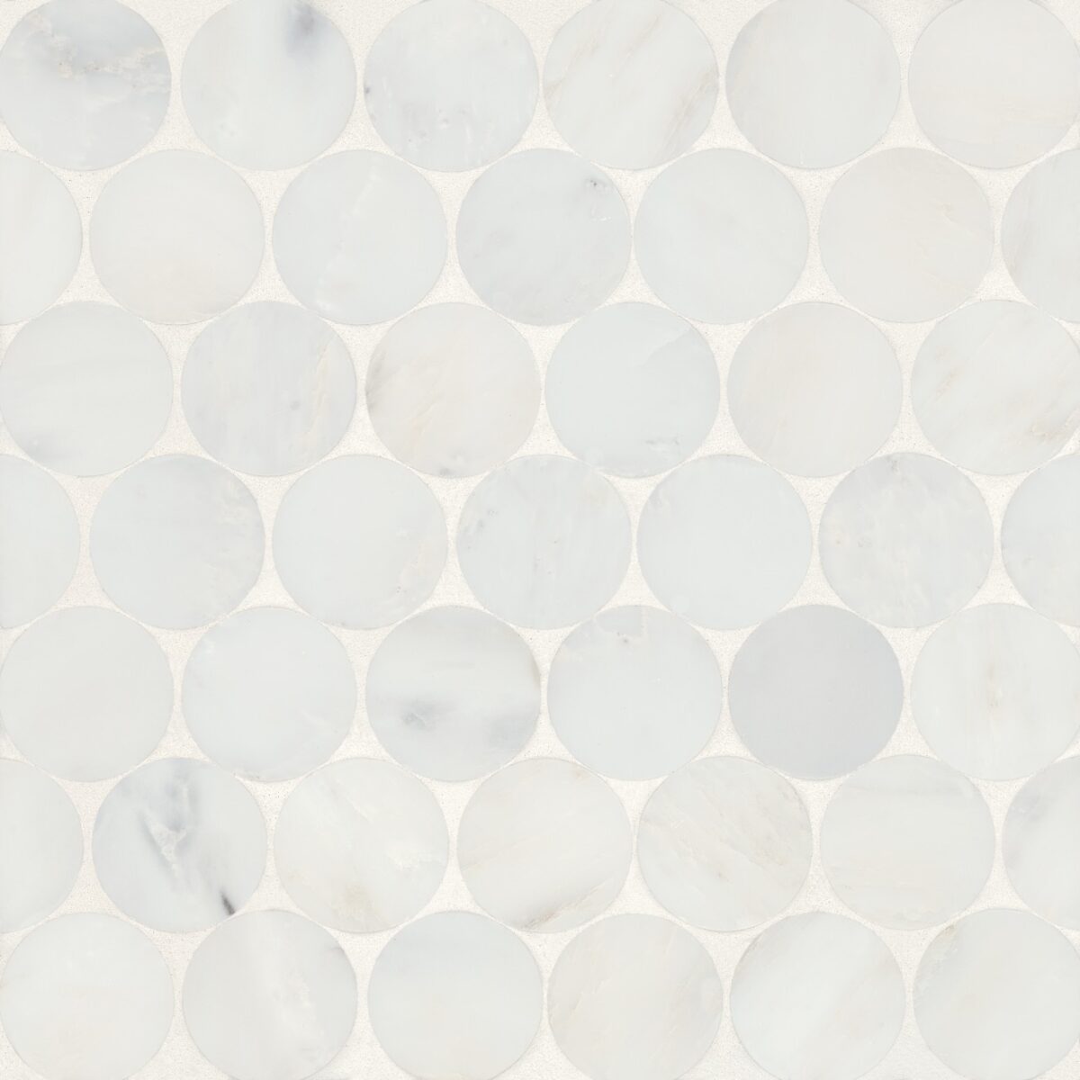 Monet Oriental White Mosaic 10 Honed