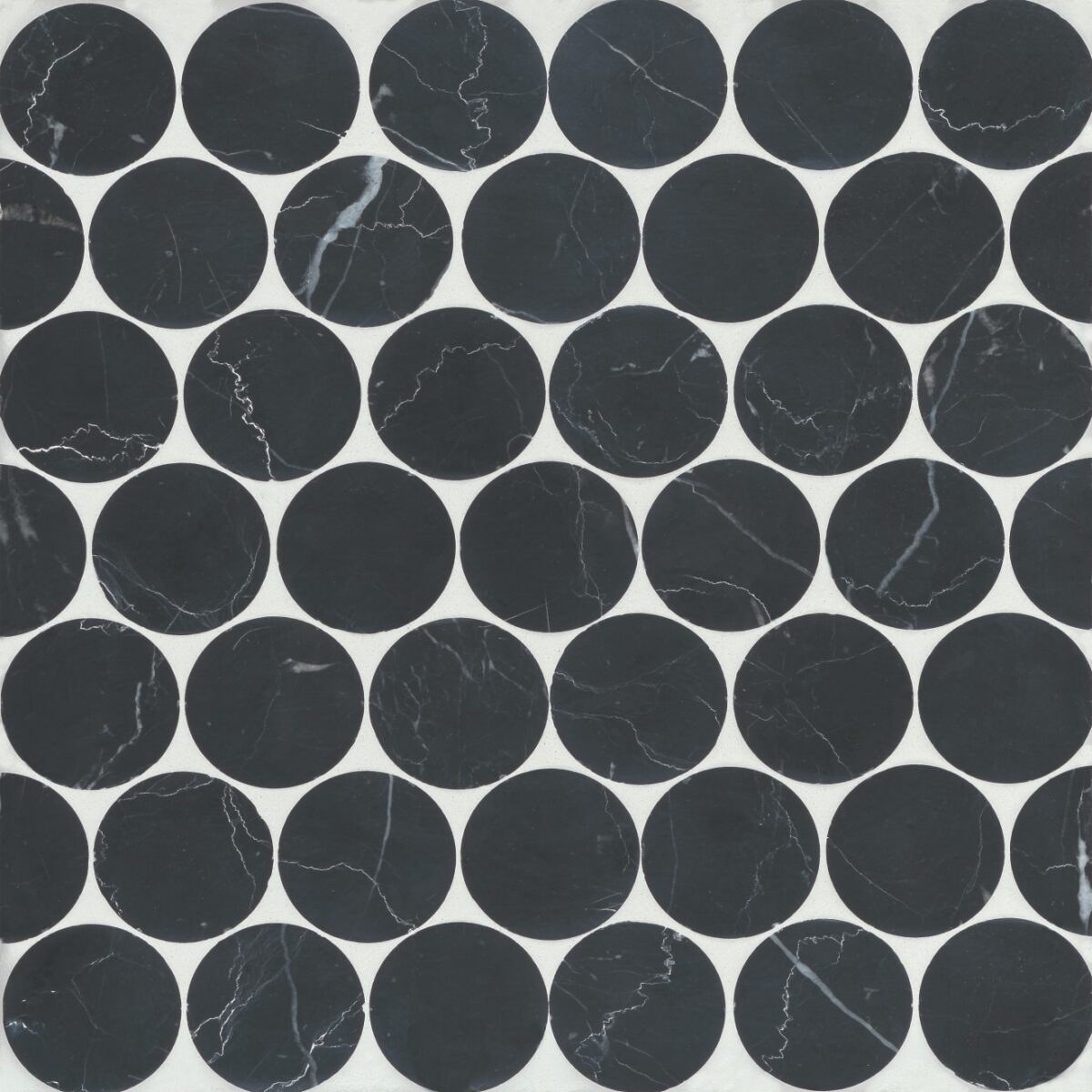 Monet Nero Marquina Mosaic 10 Honed