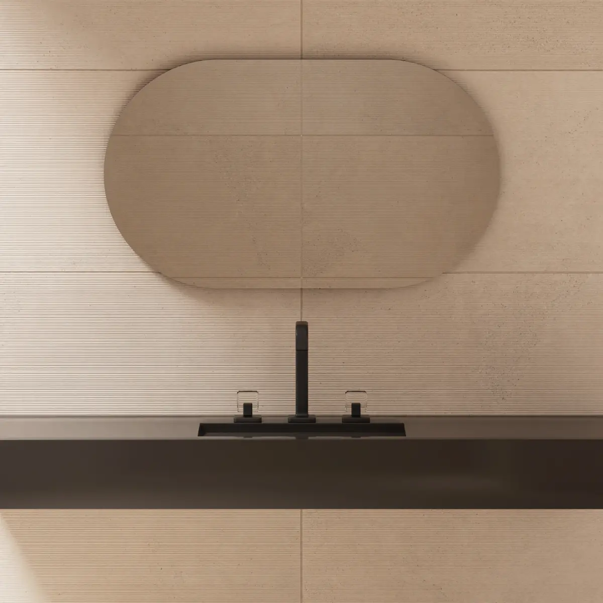Thaddeus 32" x 32" Matte Porcelain Tile in Almond - Image 2
