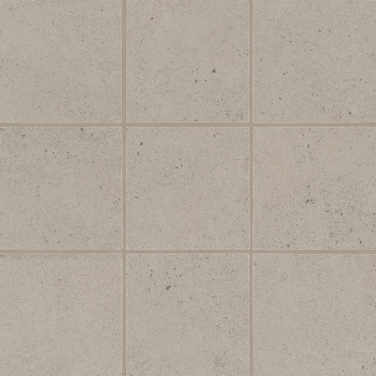 Thaddeus 4" x 4" Matte Porcelain Mosaic Tile in Taupe