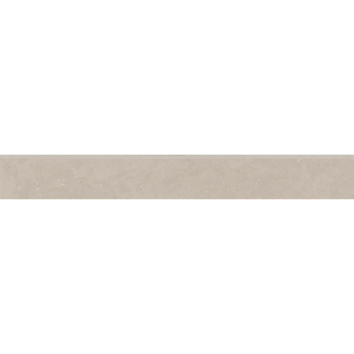 Thaddeus 3" x 24" Matte Porcelain Bullnose Trim in Creme