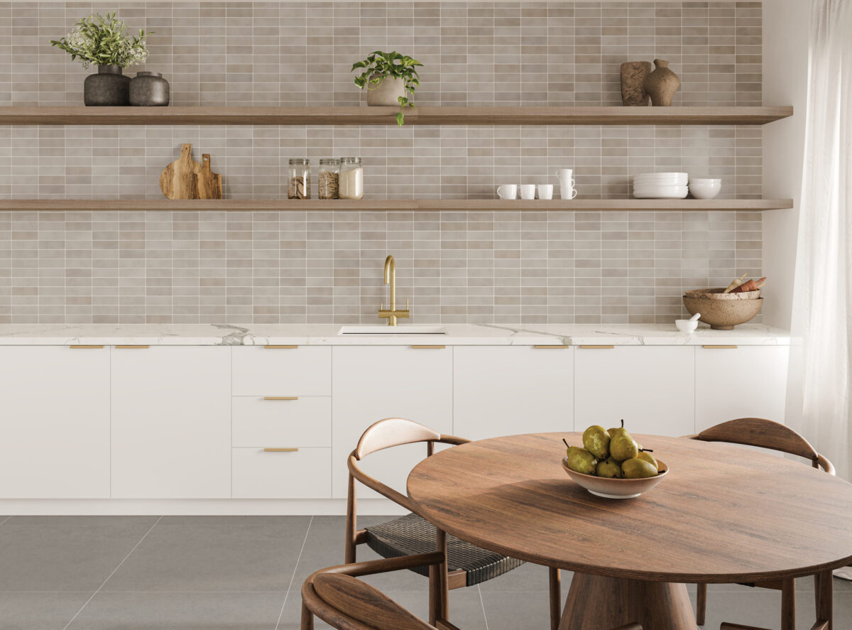Celine 2x6 Field Tile Taupe Matte - Image 2