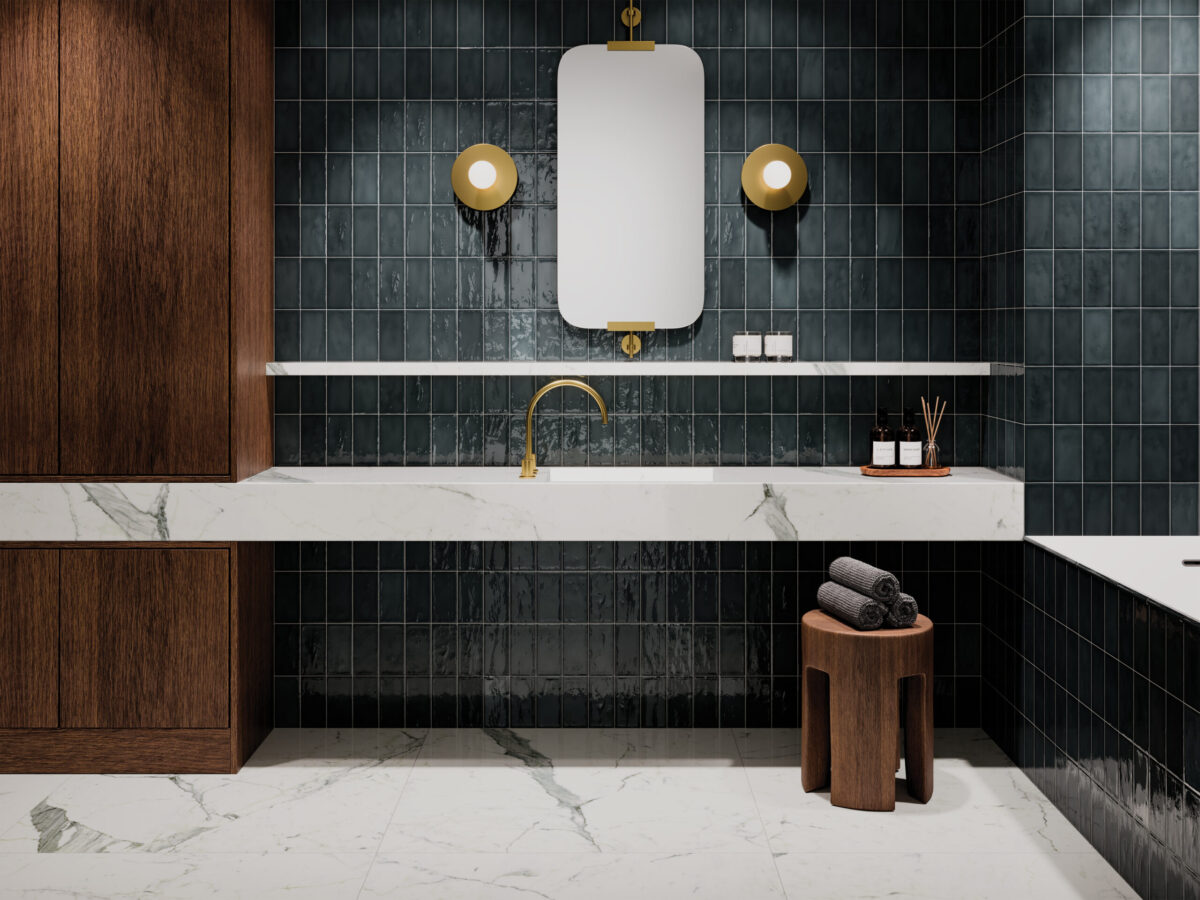 Marin 2.5x5 Wall Tile Midnight Tide - Image 2