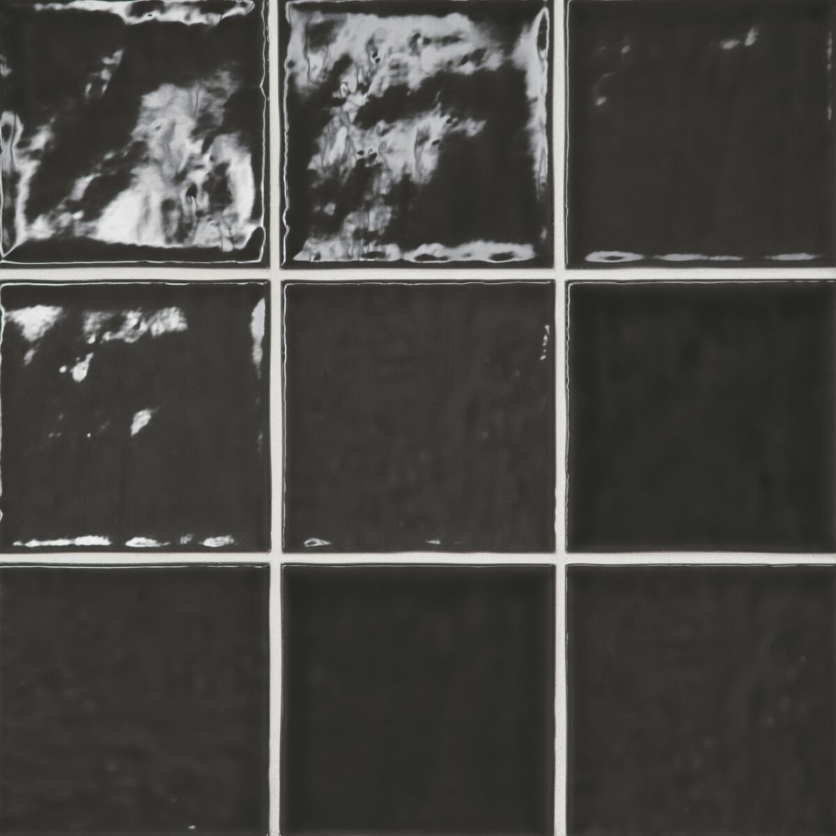 Marin 4x4 Wall Tile Black Sea