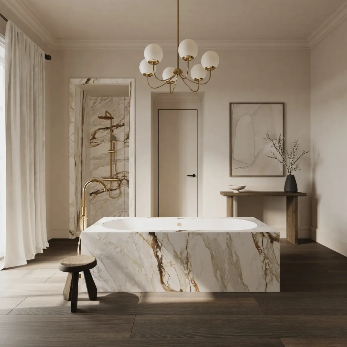 Prati 4" x 4" Honed Porcelain Mosaic in Dolomite - Image 2