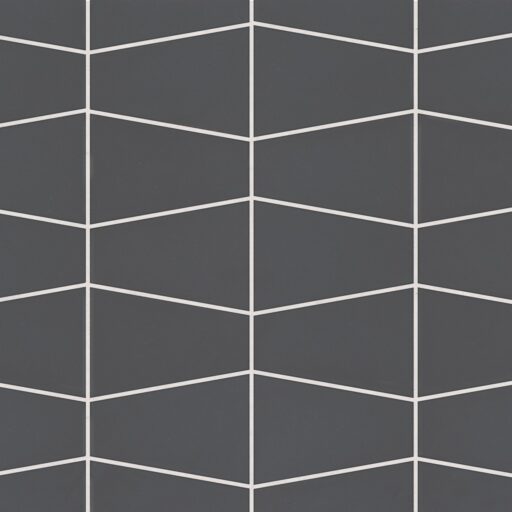 Marin Trapezoid Mosaic Matte Black Sea