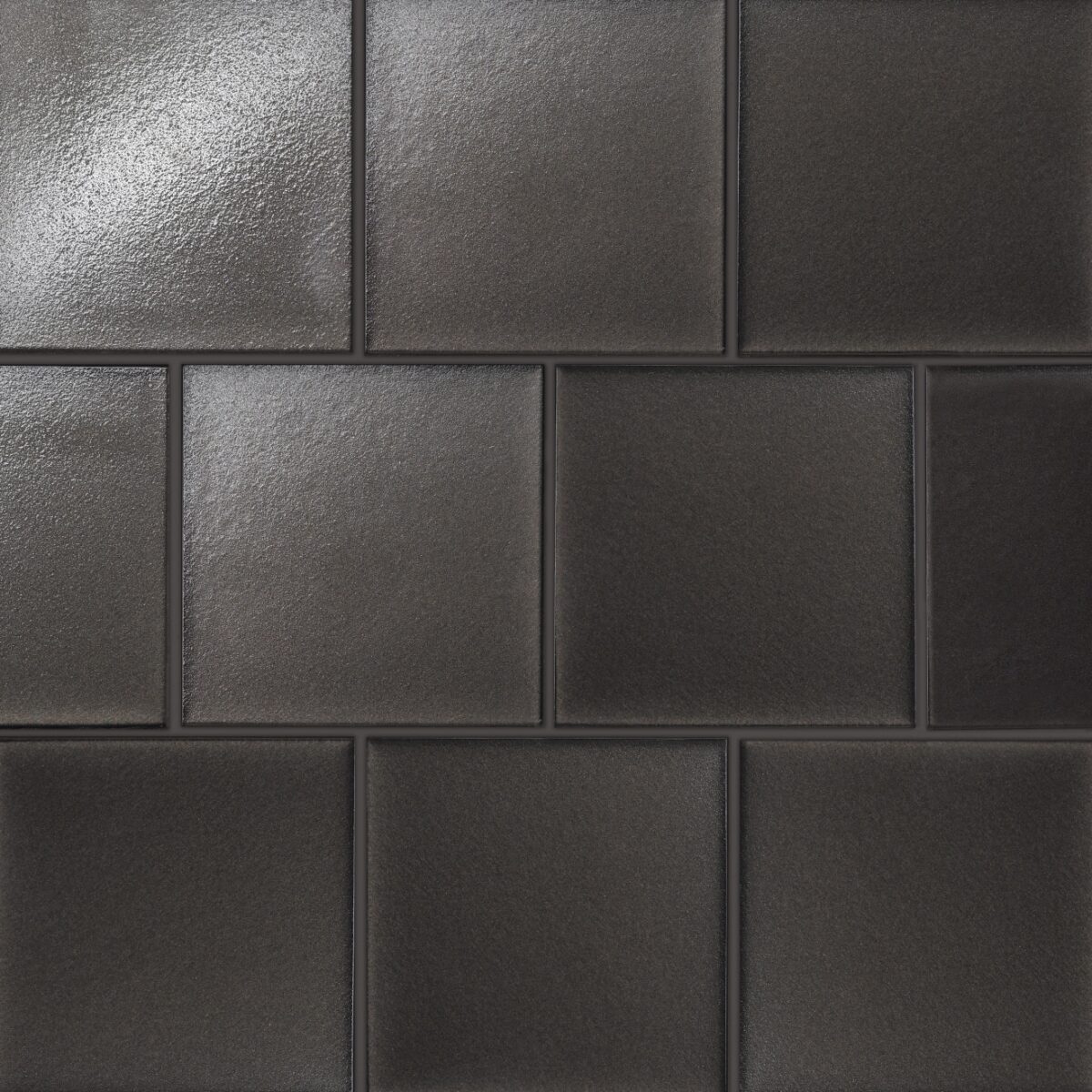 Kaikos 4x4 Glass Field Tile Matte Brown