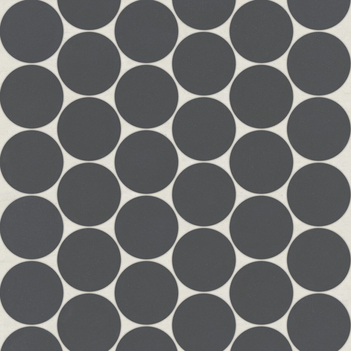 Marin 2x2 Penny Mosaic Matte Black Sea
