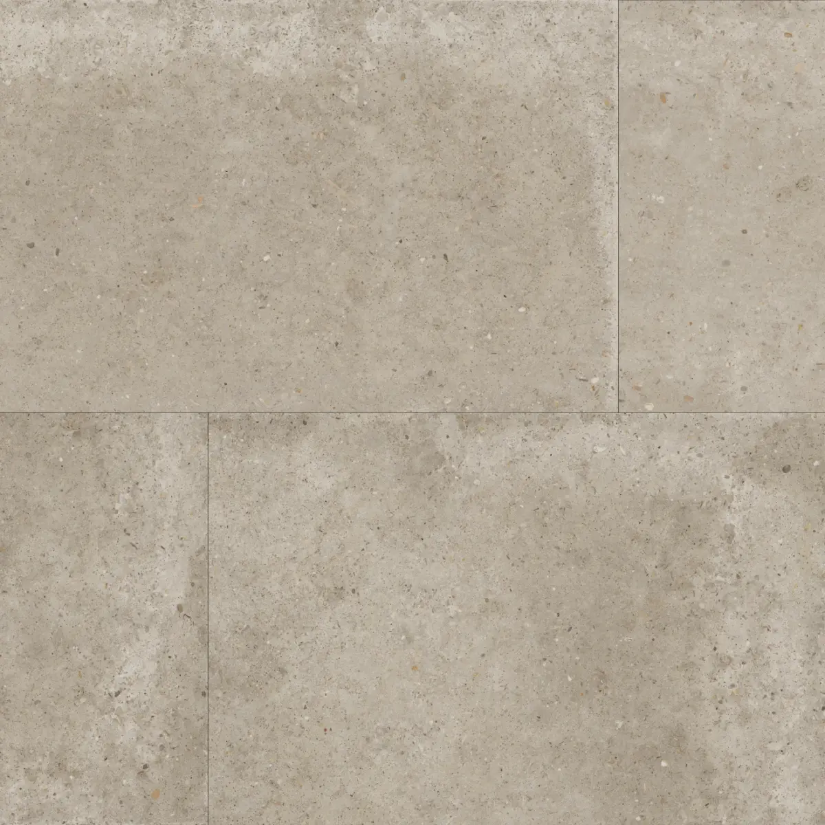 Poetry Stone 24" x 36" Matte Porcelain Paver in Ecru