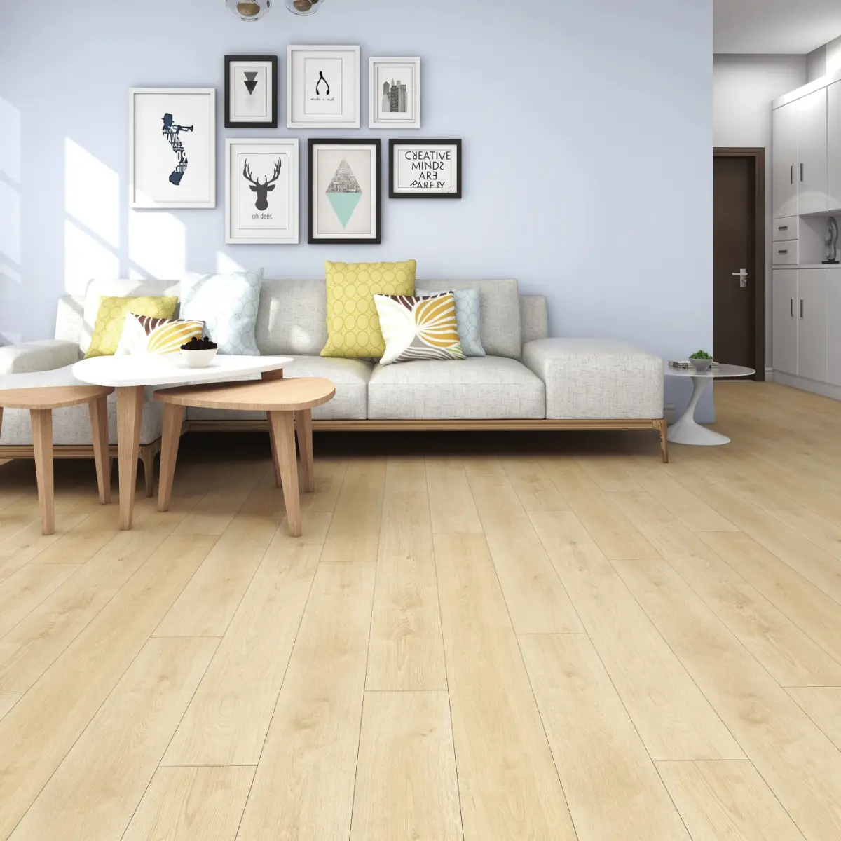 Shorewood Luxury Vinyl 9" x 60" in Sand - Image 2
