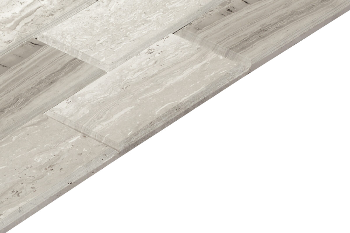 11" x 11" SimplyStick Mosaix Chenille white and glass Blend Mosaic Natural Stone Tile Rectangle Brick Joint Mix - Image 4