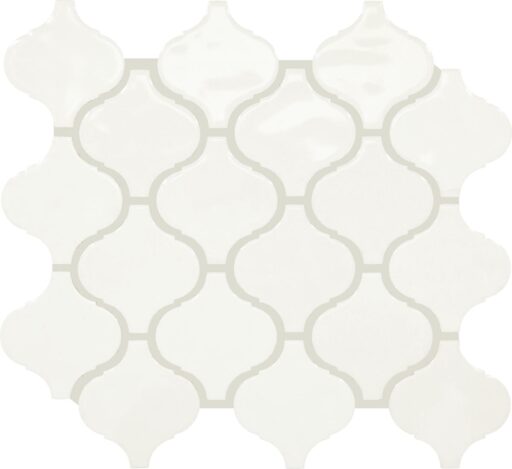 3" x 3" Mesmerist Spirit Mosaic Tile Arabesque Arabesque Glossy