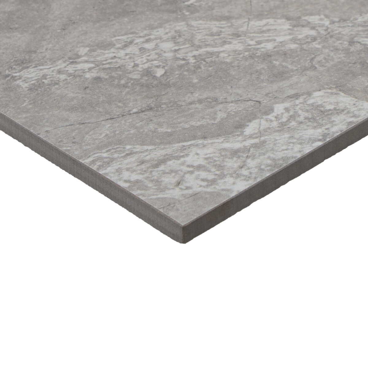 12" x 24" Perpetuo Eternal Grey Floor Tile Rectangle Matte - Image 3