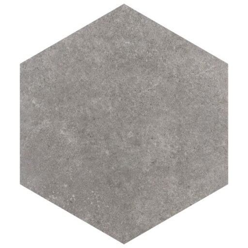 Traffic Hex Grey 8-5/8"x9-7/8" Porcelain F/W Tile