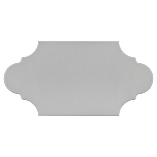 Textile Basic Provenzal Silver 6-1/4"x12-3/4" Porc F/W Tile
