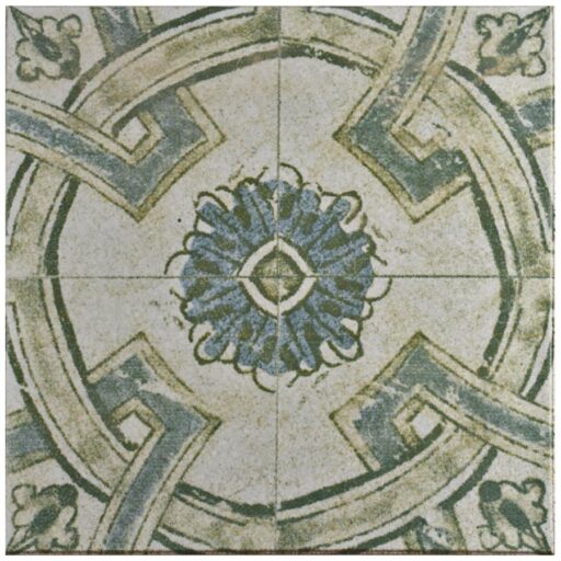 Klinker Retro Blanco 8 Coreo 12-3/4"x12-3/4"Cer F/W Quarry