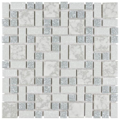 University Light Grey 11-3/4"x11-3/4" Porcelain Mos