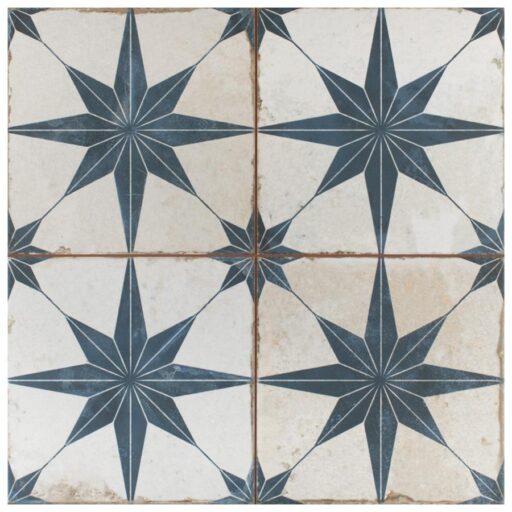 Kings Star Blue 17-5/8"x17-5/8" Ceramic F/W Tile