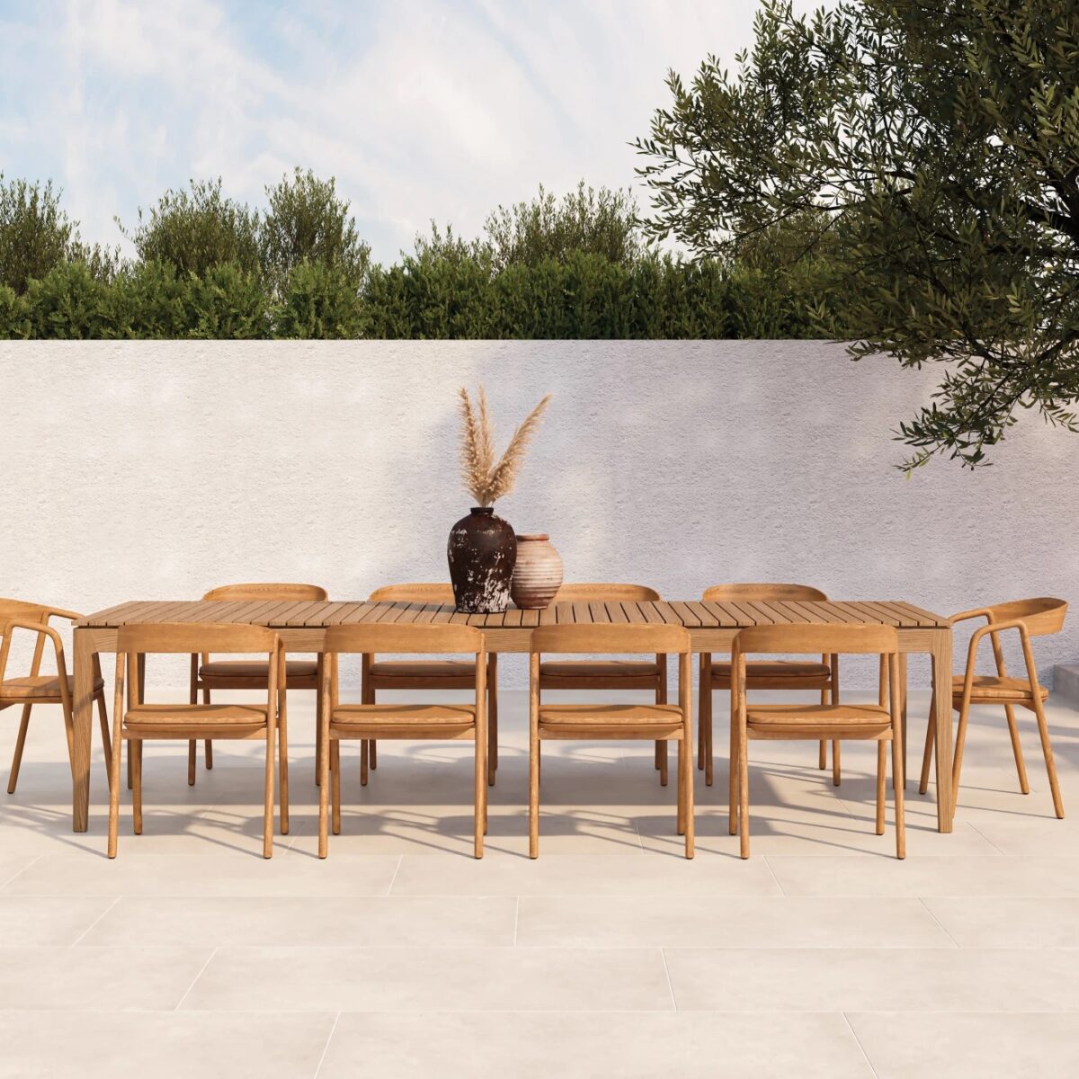Thaddeus 24" x 48" Matte R11 Anti-Slip Rated Porcelain Tile in Creme - Image 2