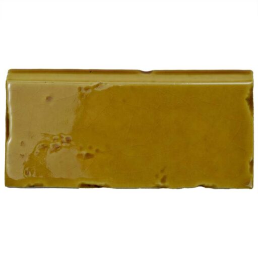 Novecento Zocalo Camel 2-1/2"x5-1/8" Ceramic W Trim