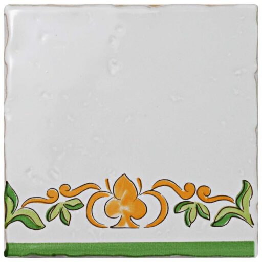 Novecento Tira Paterna Deco 5-1/8"x5-1/8" Ceramic W Tile