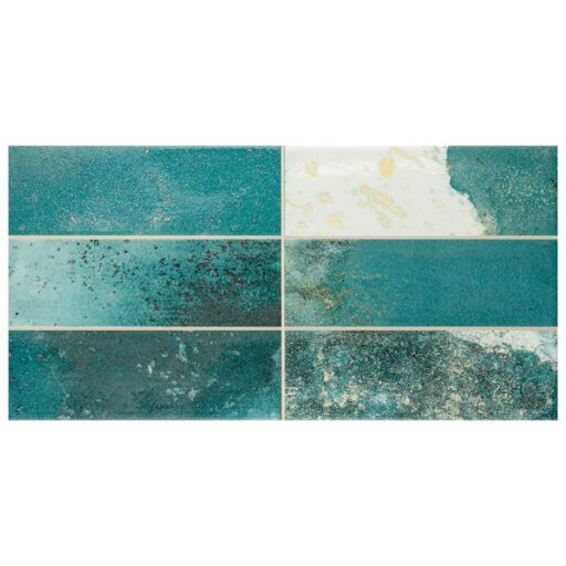 Kings Tradition Brick Green 7-7/8"x15-3/4" Porc Wall Tile