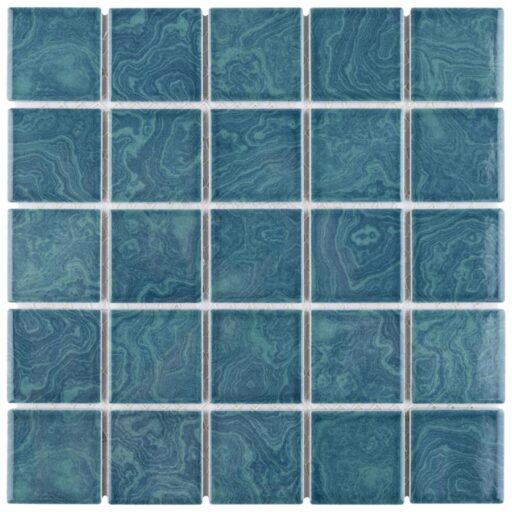 Resort Palm Green 12"x12" Porcelain Mos