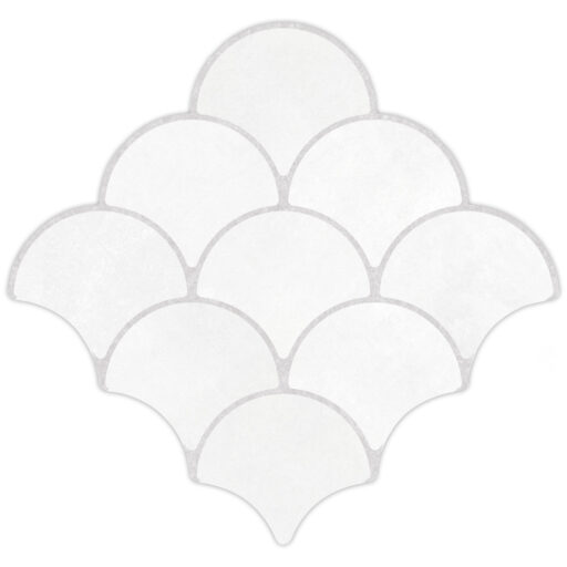 Scala White 12-1/8 in. x 12-1/8 in. Porcelain Floor and Wall Tile
