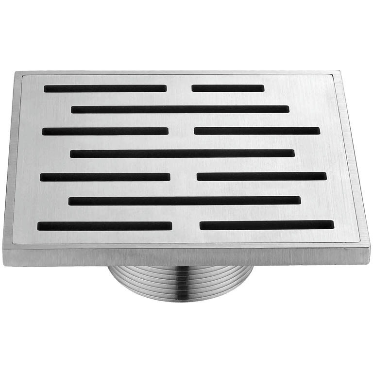 Dawn® Amazon River Series - Square Shower Drain 5"L (Threaded)