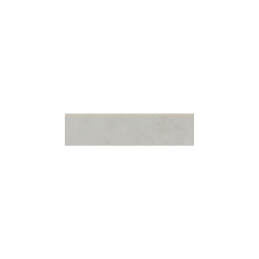 Loft 3" x 12" Honed Bullnose Trim in Soft Grey