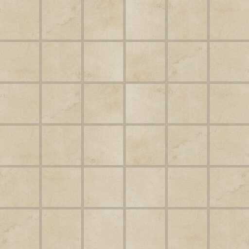 Loft 2" x 2" Square Honed Porcelain Mosaic in Almond