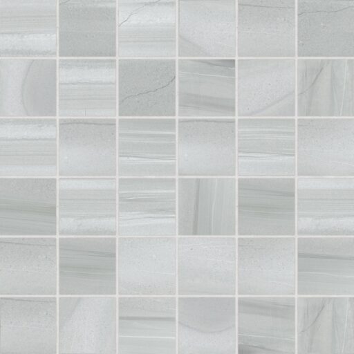 Linear Stone 2" x 2" Honed Square Mosaic in Grey
