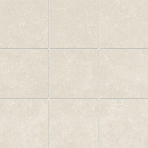 Bluerun 4" x 4" Matte Porcelain Mosaic Sheet in Antique White
