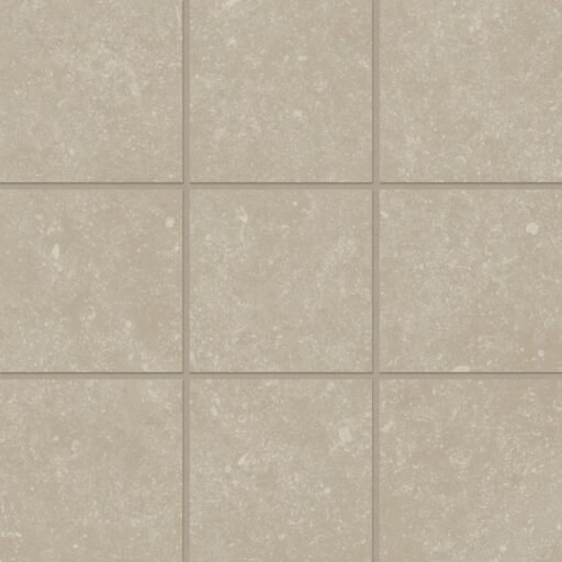 Bluerun 4" x 4" Matte Porcelain Mosaic Sheet in Historic Greige