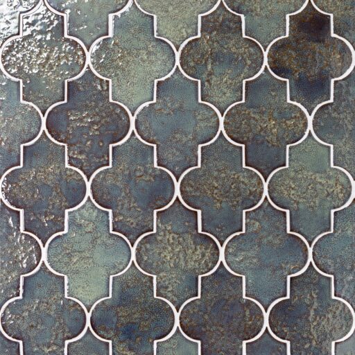 Lantern 3" x 8" Glossy Porcelain Tile in Cobalt