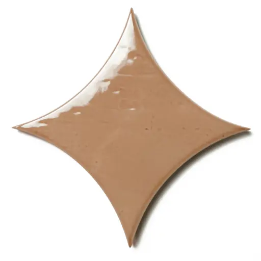 Legacy 6.5" x 6.5" Glossy Kite Porcelain Tile in Siena