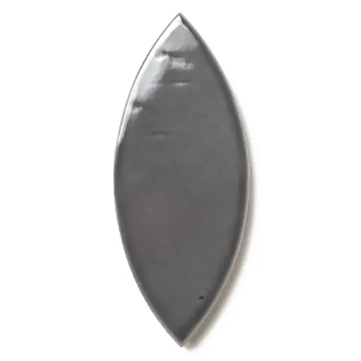 Legacy 3" x 8" Glossy Petal Porcelain Tile in Charcoal