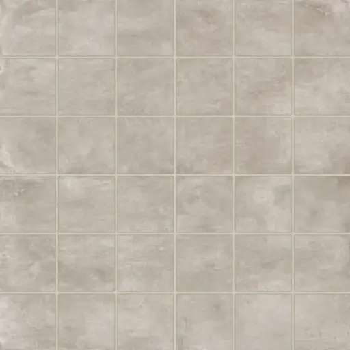 One Greige 2x2 Square Porcelain Mosaic Matte