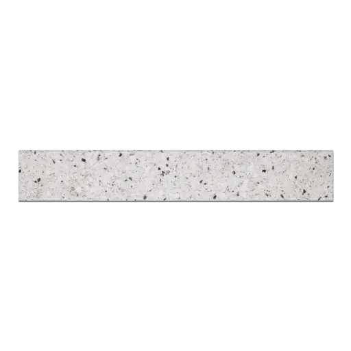 Mystere White 4x24 Bullnose Structured