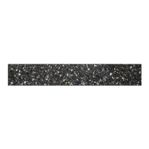 Mystere Black 4x24 Bullnose Structured