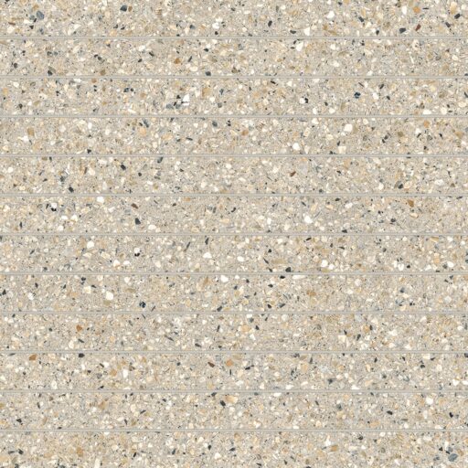 Mystere Sand 1x12 Porcelain Mosaic Structured