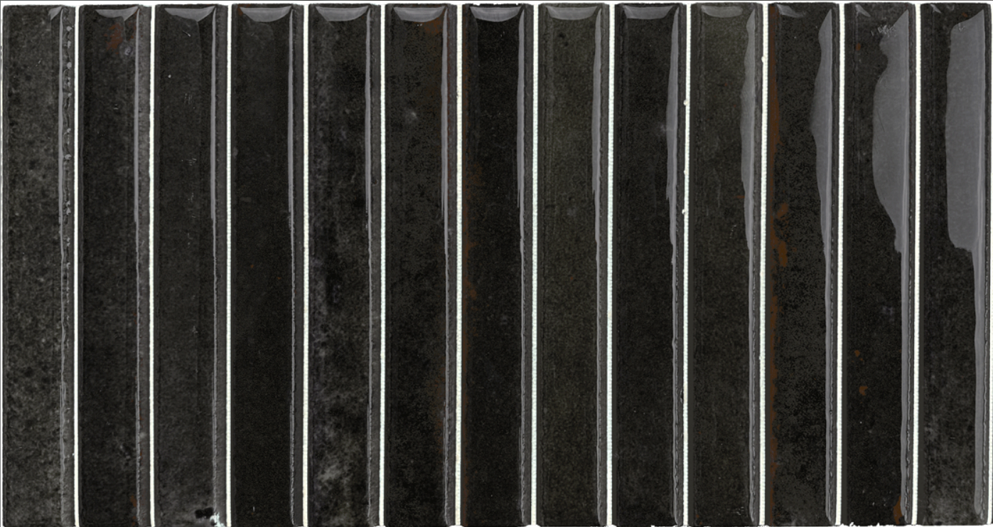 KIT-KAT MOSAIC NOCHE GLOSSY 4.5X9 GLAZED PORCELAIN