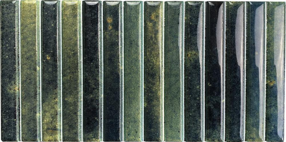 KIT-KAT MOSAIC GRASS GLOSSY 4.5X9 GLAZED PORCELAIN