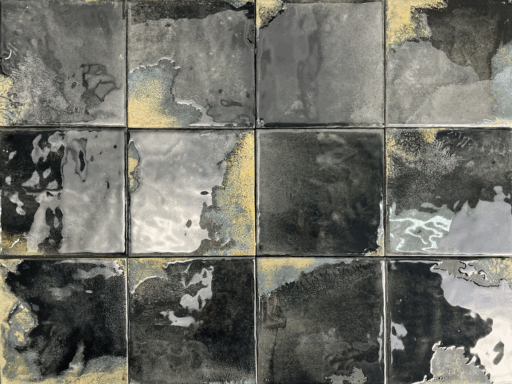 GRANADELLA CARBON 4.5X4.5 GLAZED PORCELAIN