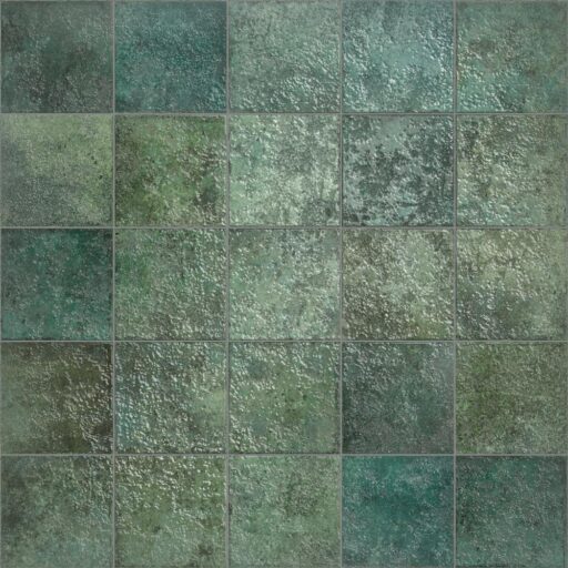TAHITI EMERALD GLOSSY 6X6 GLAZED PORCELAIN