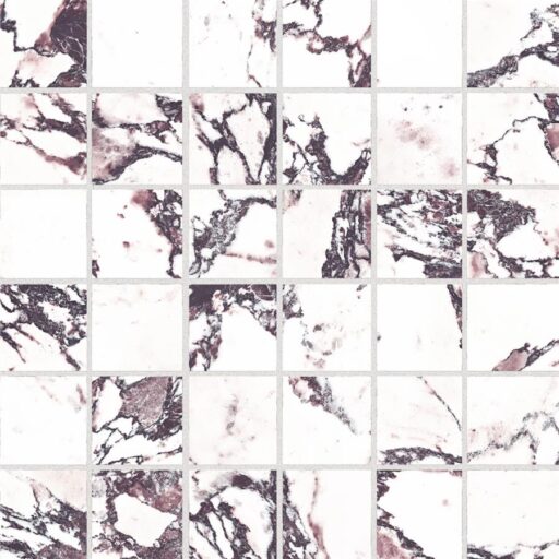 Touche 2" Square Rubis 11-3/4"x11-3/4" Porcelain F/W Mosaic