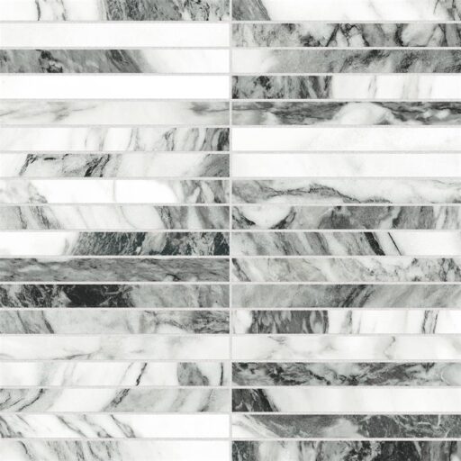 Touche Brick Stacked Zebre 11-3/4"x11-3/4" Porcelain F/W Mos